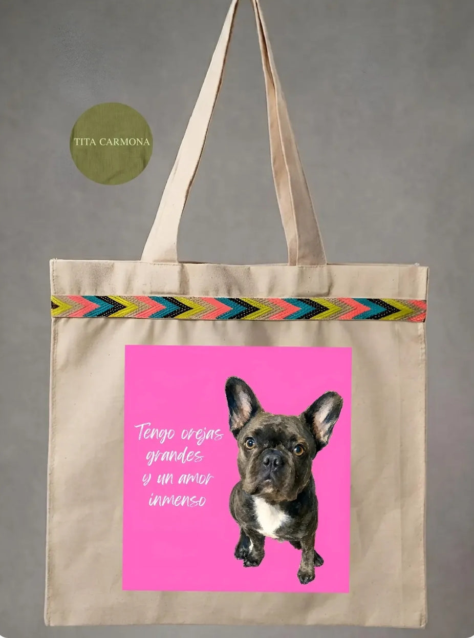 Tote Bag "FRENCHY OREJAS" | Edición Limitada