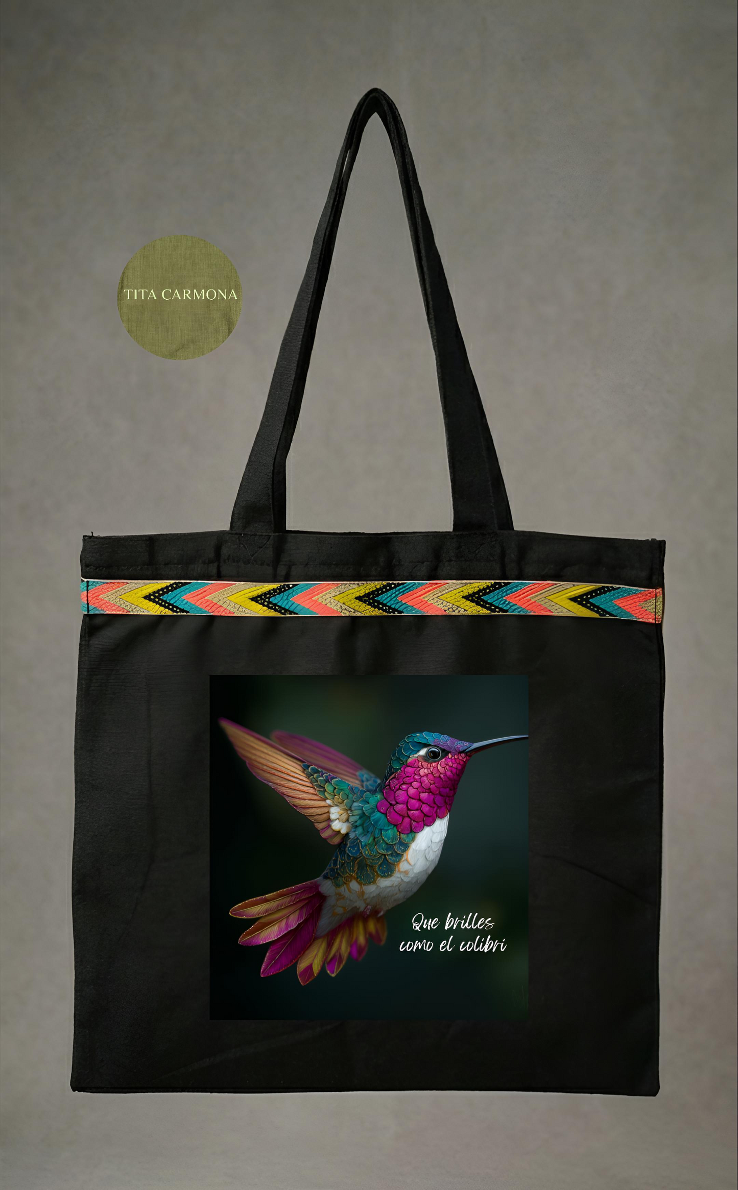 Tote Bag "Brilla Colibrí" | Edición Limitada
