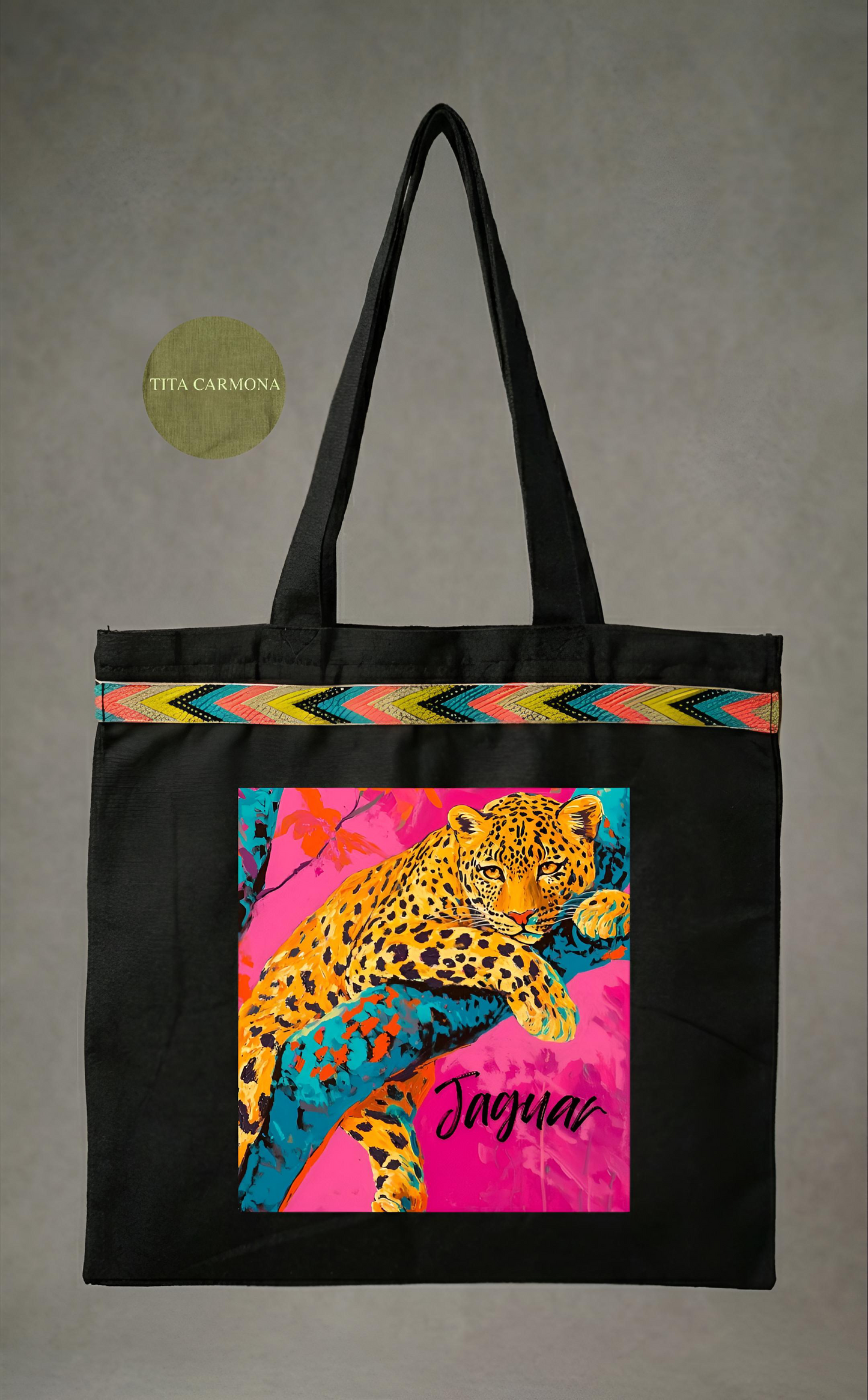Tote Bag "JAGUAR ROSA" | Edición Limitada