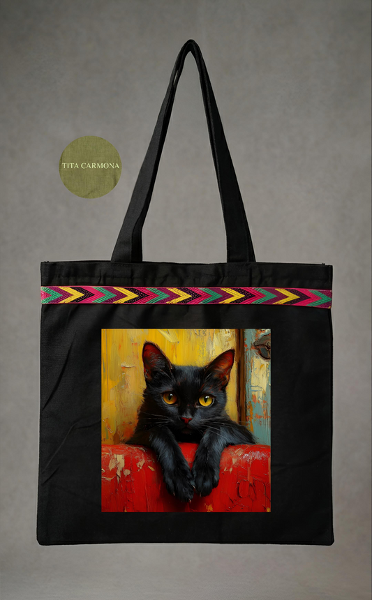 Tote Bag "Gato Negro" | Edición Limitada