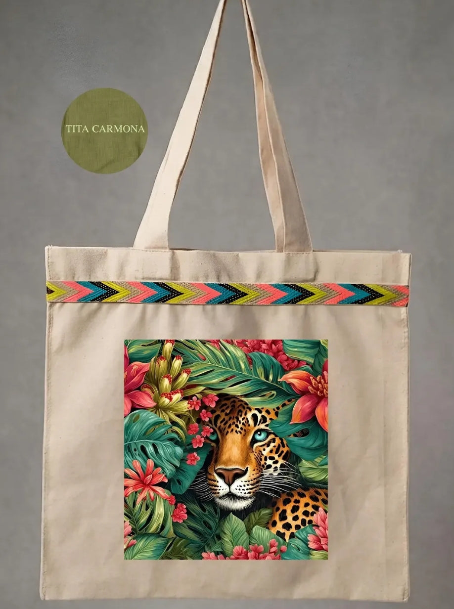 Tote Bag "JUNGLA JAGUAR" | Edición Limitada