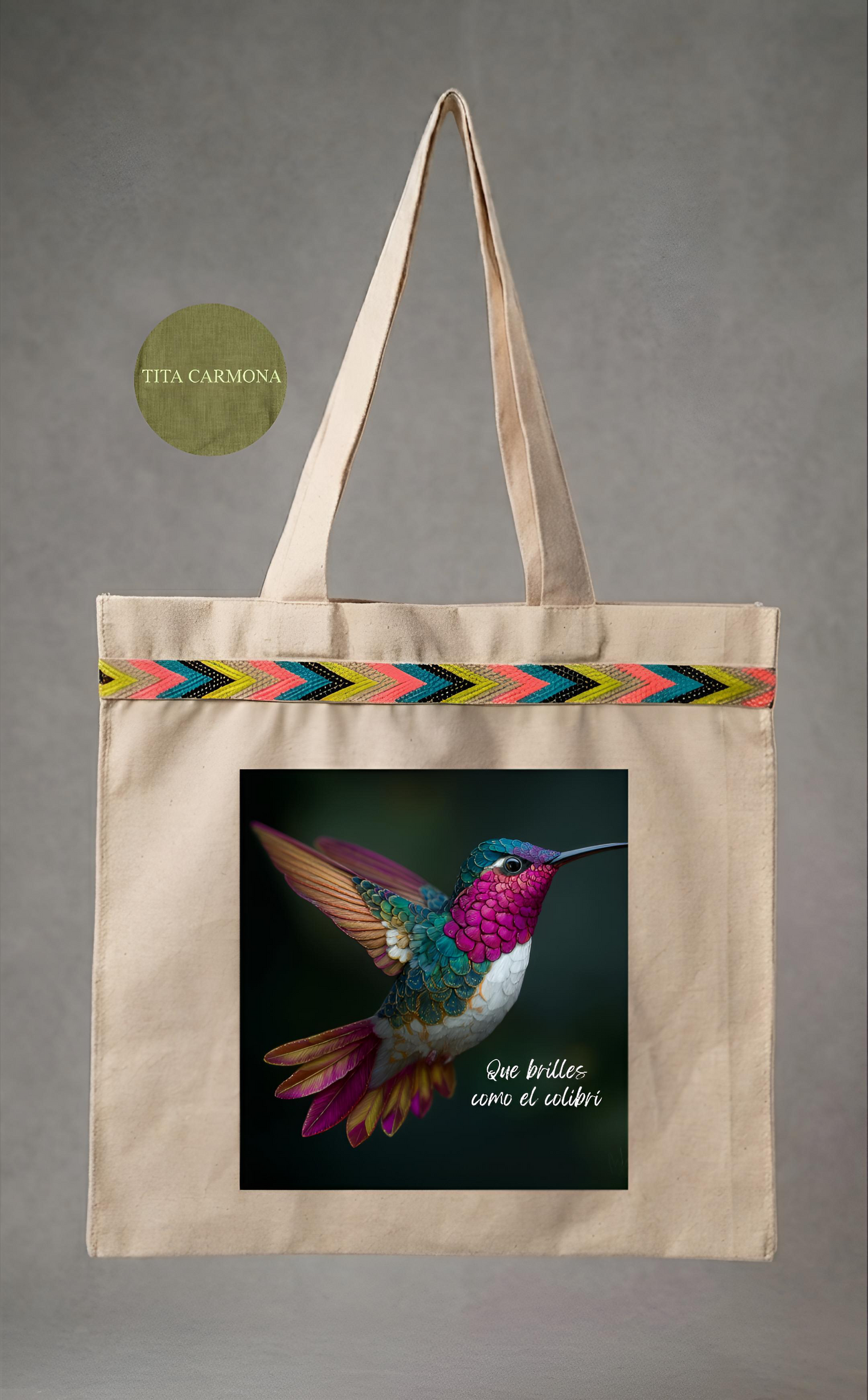 Tote Bag "Brilla Colibrí" | Edición Limitada