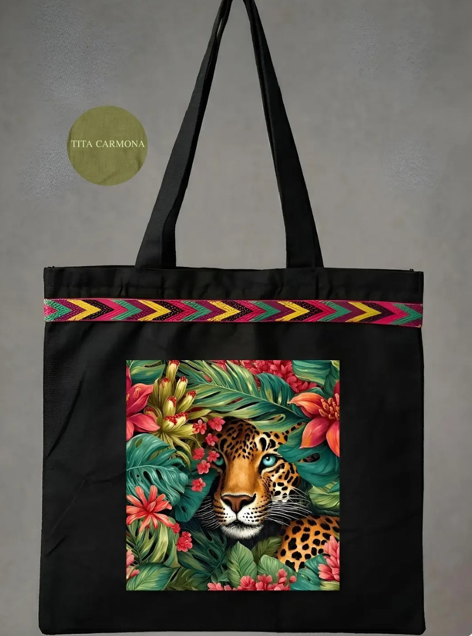 Tote Bag "JUNGLA JAGUAR" | Edición Limitada