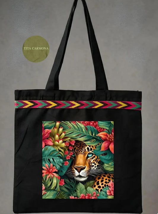 Tote Bag "JUNGLA JAGUAR" | Edición Limitada