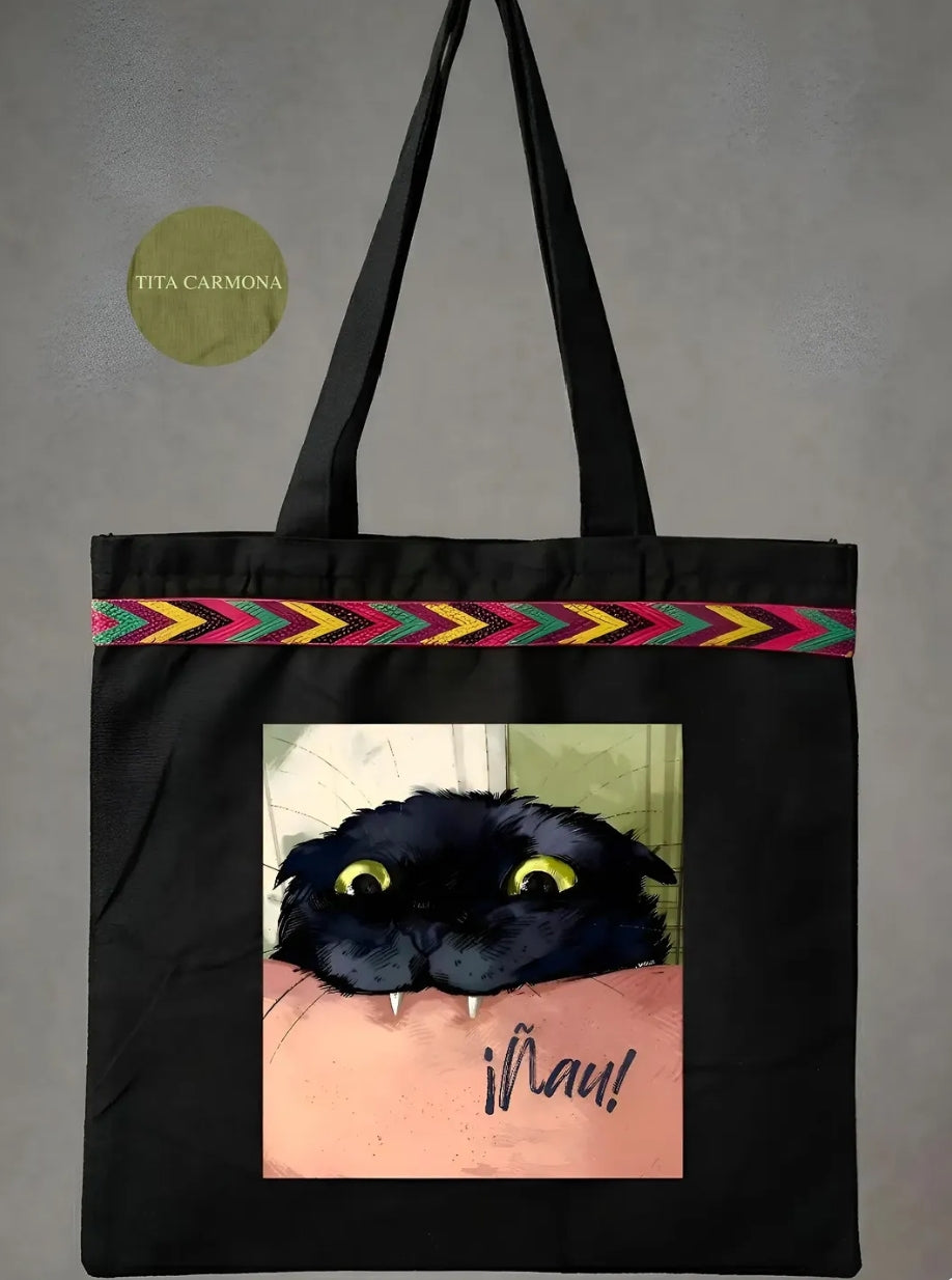 Tote Bag "GATO ÑAU" | Edición Limitada