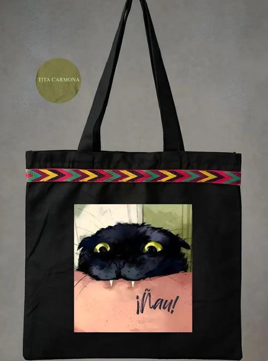 Tote Bag "GATO ÑAU" | Edición Limitada